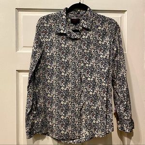 J. Crew Liberty of London June’s Meadow button down shirt in size 6.